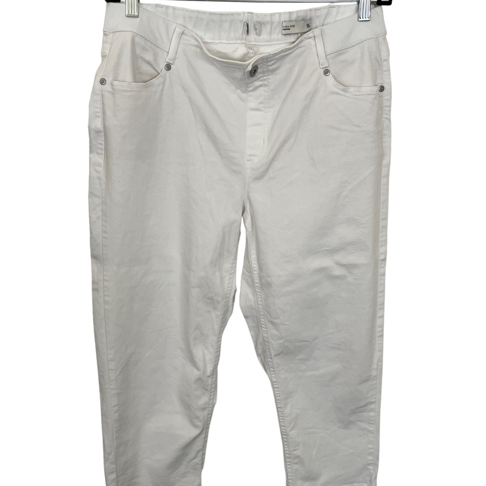 White cropped Gap jeans NWOT Size 16
